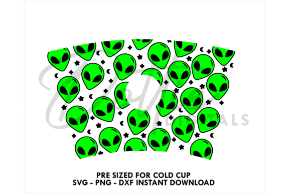 Alien Cold Cup SVG 24oz: Tumbler Wraps Graphics Review