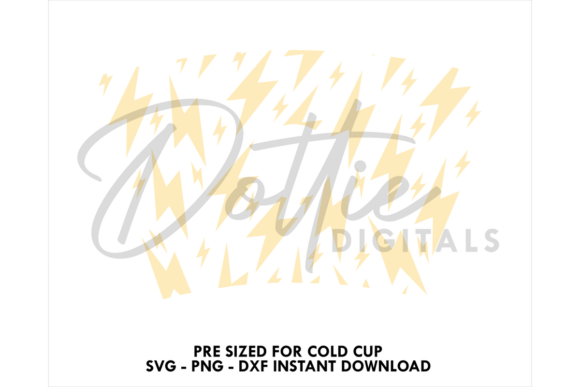 Bolts Cold Cup SVG 24oz: Tumbler Wraps & Graphics