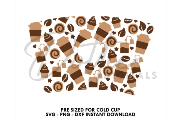 Coffee and Cake Cold Cup SVG 24oz Review