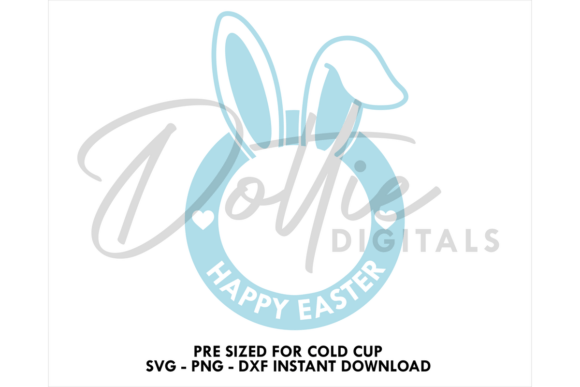 Happy Easter Cold Cup SVG: Tumbler Wrap Graphics Review