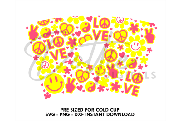 Hippy Vibes Cold Cup SVG 24oz: A Designer Review