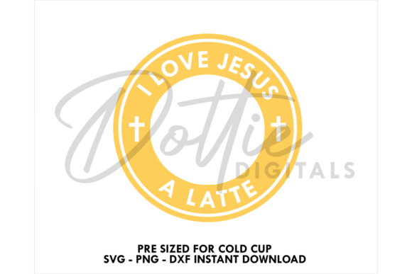 I Love Jesus Cold Cup SVG 24oz