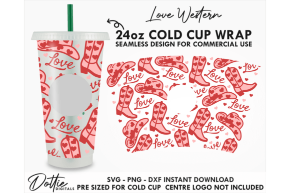 Love Cowboys Vday Cold Cup SVG – A Designer's Review