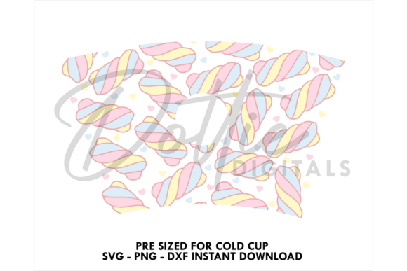 Marshmallows Cold Cup SVG 24oz: A Designer's Perspective