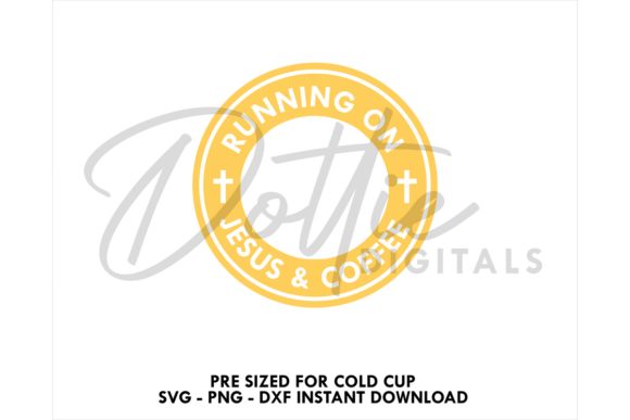 Running on Jesus Cold Cup SVG 24oz Graphics & Tumbler Wraps Review