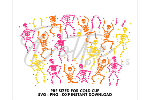 Skeletons Cold Cup SVG 24oz – Embroidery Review