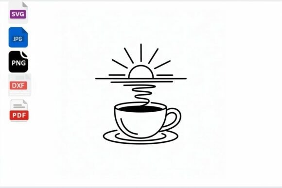 Sunrise Coffee Cup SVG: Graphics & Crafts Review